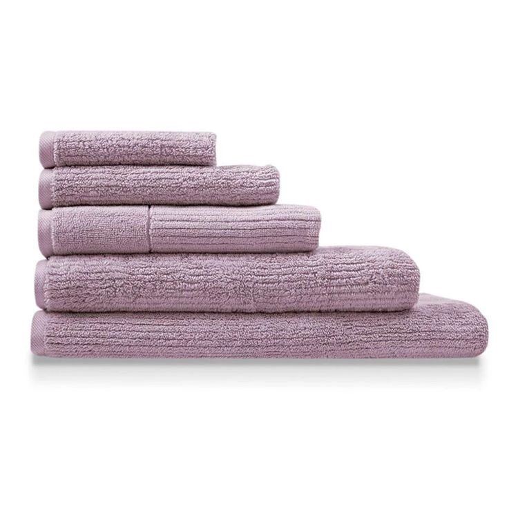 Sheridan Living Textures Trenton Bath Sheet Amethyst 4 Sheridan Living Textures Trenton Bath Sheet Amethyst - Image 2