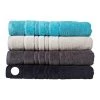 Linen House Selene Face Washer Black 33 X 33 Cm
