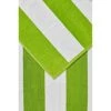 Polo Cabana Stripe Beach Towel 90x172cm Lime -Towels & Bathroom Sales 525252 C 0320 24 2