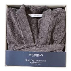 Sheridan Quickdry S/M Robe (Gift Box) Graphite