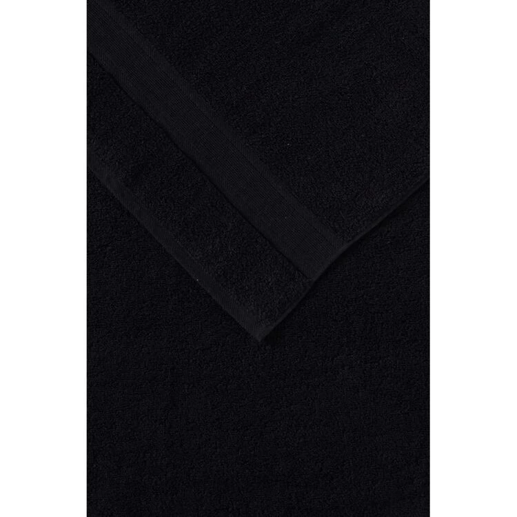Dri Glo Zero Twist Bath Towel Black 76 X 132 Cm 3 Dri Glo Zero Twist Bath Towel Black 76 X 132 Cm