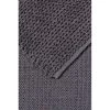 Soren Cable Knit Bath Mat Charcoal Bath Mat