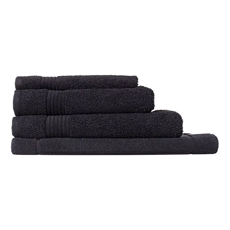 Bas Phillips Valencia Bath Towel Black Bath Towel 4 Bas Phillips Valencia Bath Towel Black Bath Towel - Image 2