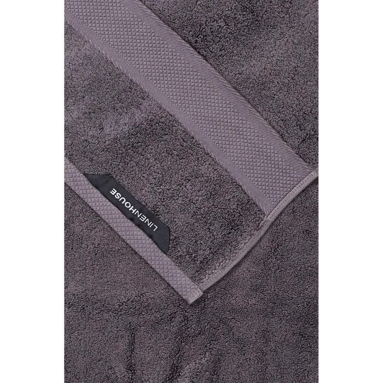 Linen House Luna Bath Towel Charcoal Bath Towel 3 Linen House Luna Bath Towel Charcoal Bath Towel