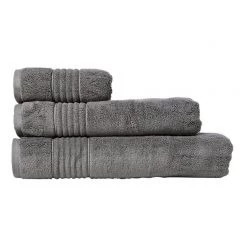 Jane Lamerton Home Jane Lamerton Harmony Bath Towel Charcoal Bath Towel -Towels & Bathroom Sales 606842 C 0010 00