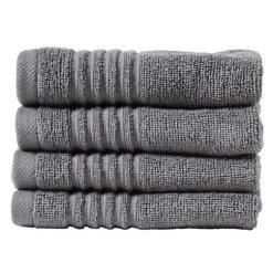 Soren Face Washer Set 4 Pack Charcoal