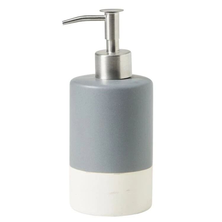 Soren Dipped Soap Dispenser Charcoal 3 Soren Dipped Soap Dispenser Charcoal