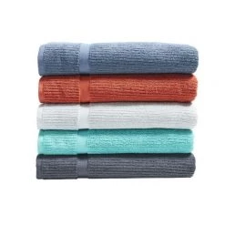 Dri Glo Henley Bath Towel Asphalt