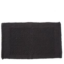 Soren Berkeley Bath Mat Standard Charcoal 50 X 80 Cm