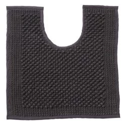 Soren Berkeley Bath Mat Contour Charcoal 50 X 50 Cm