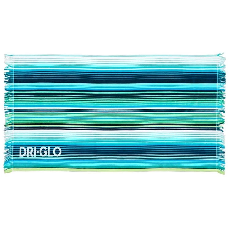 Dri Glo Barwon Beach Towel Aqua 4 Dri Glo Barwon Beach Towel Aqua - Image 2