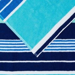 Soren Melville Beach Towel Blue 80 X 160 Cm