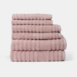 Bas Phillips Elouera 6 Pack Towel Set Pink