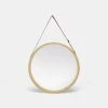 Soren Round Mirror 45x45cm Bamboo 1 Soren Round Mirror 45x45cm Bamboo -Towels & Bathroom Sales 630647 C 0920 23