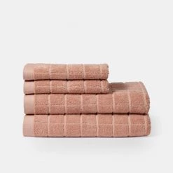 Linen House Karlson 4-Piece Towel Set Clay 7 Linen House Karlson 4-Piece Towel Set Clay -Towels & Bathroom Sales 639201 C 0210 47