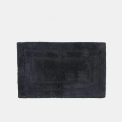 Jane Lamerton Home Jane Lamerton Tufted Bath Mat Standard Charcoal 50 X 80 Cm