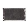 Linen House Bath Mat Asher Charcoal 50 X 80 Cm -Towels & Bathroom Sales BP633953002 charcoal 2