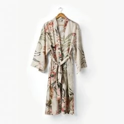 Linen House Robe Briella Stone Stone
