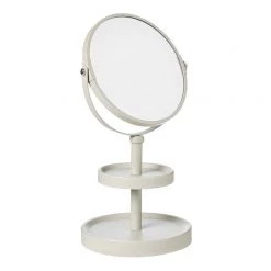 Store & Order Loft 2-Tier Double-Sided Mirror Latte