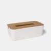Soren Tissue Box White 1 Soren Tissue Box White -Towels & Bathroom Sales SP 630815 2