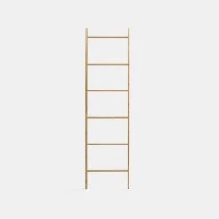 Soren Freestanding Bamboo Bathroom Towel Ladder Rack