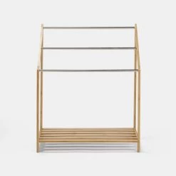 Soren Bamboo Tower Rail With 3 Rails -Towels & Bathroom Sales SP 631011