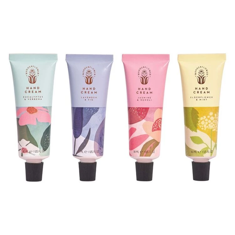 Wanderflower Hand Cream Library Set Of 4 4 Wanderflower Hand Cream Library Set Of 4 - Image 2